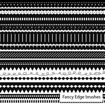 Fancy Edge Brushes