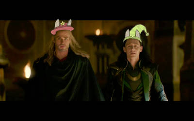 Asgardians with hats - LOKI WHAT DID YOU DO?! by keithtreason