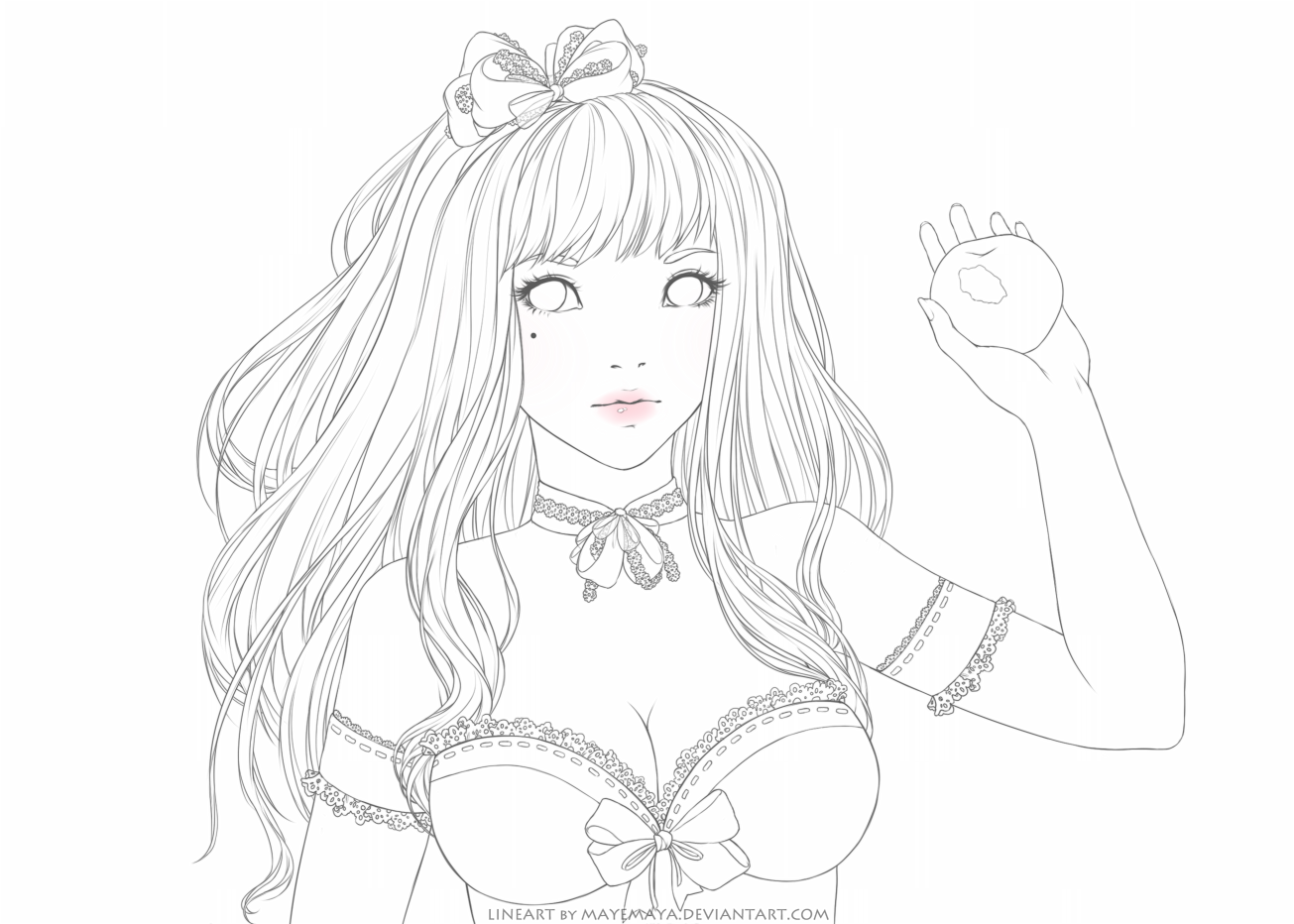 Snow White FREE LINEART