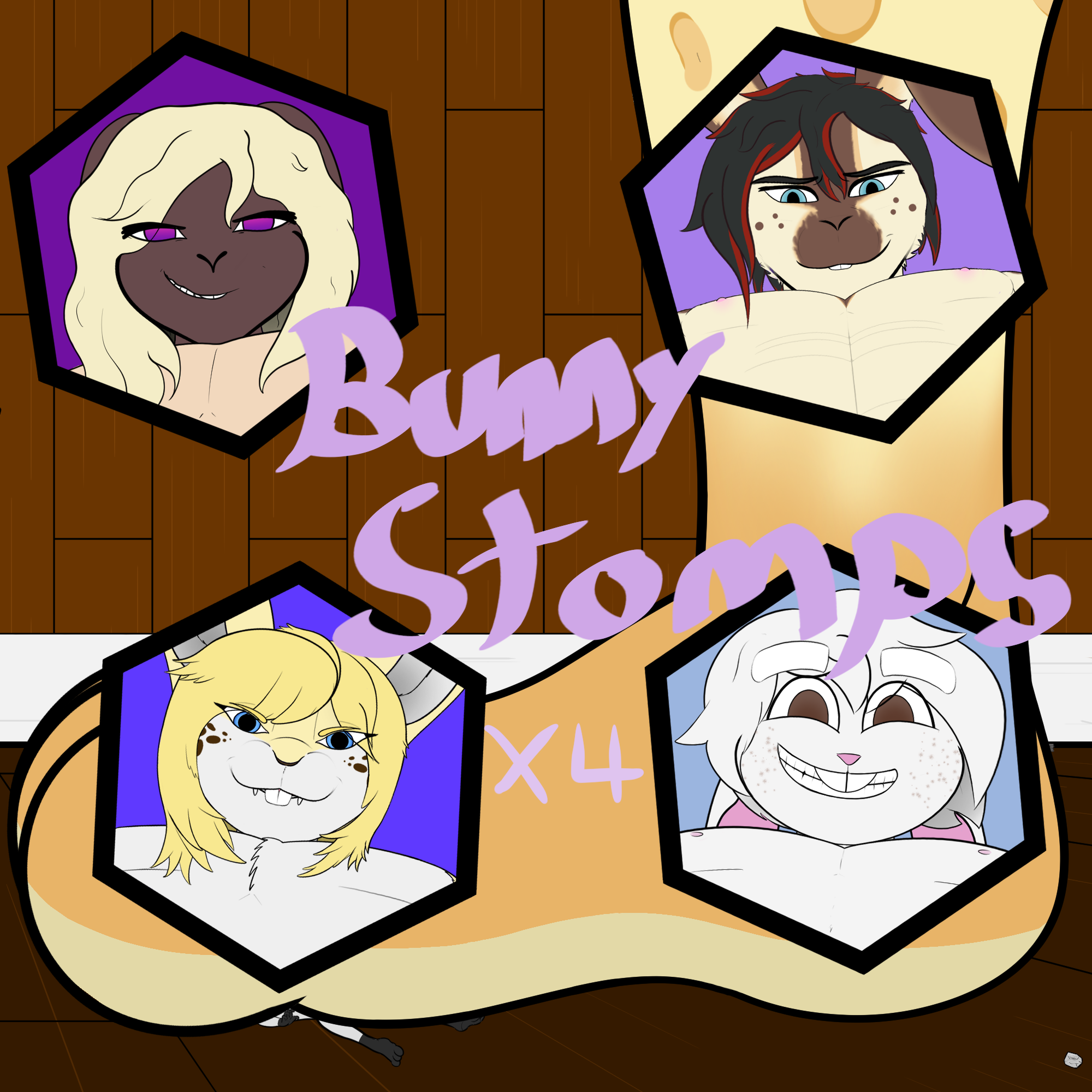 Bunny Stomps Galore by TechnicolorDatabase on DeviantArt