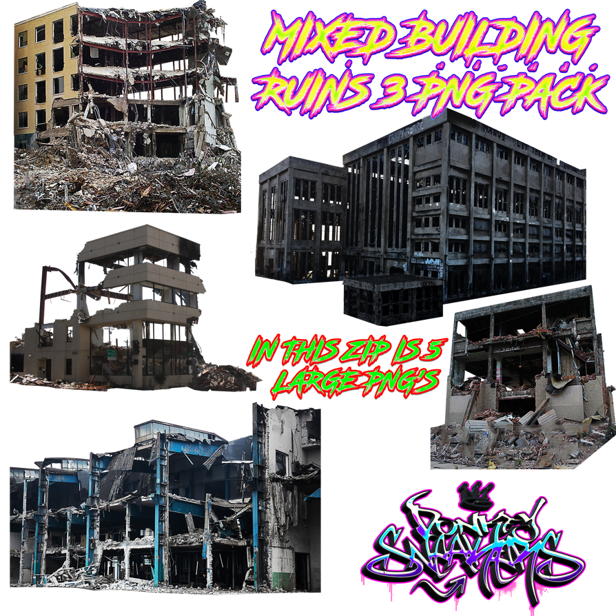 Building Ruins 3 Png Pack By Achosenreject On Deviantart
