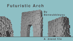 Futuristic Arch-A .blend File