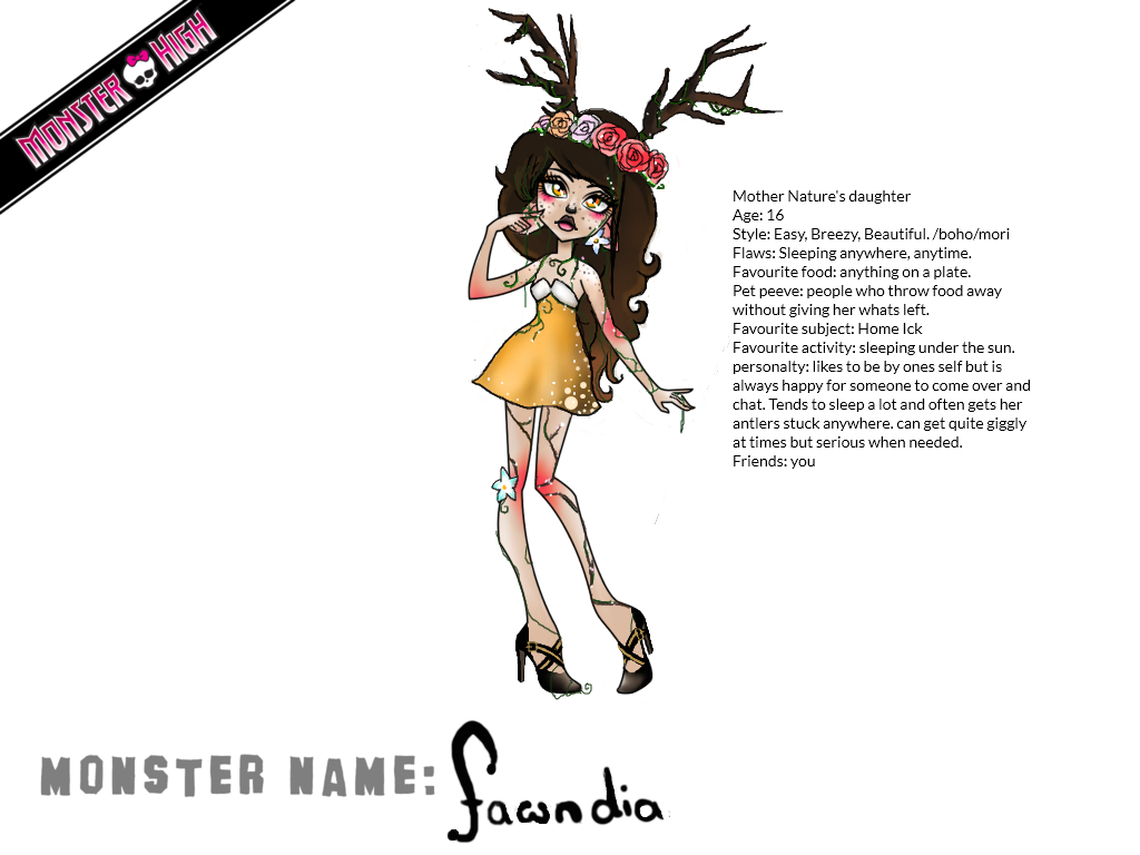 Create a Monster Contest Entry - Fawndia by redzorelf on DeviantArt