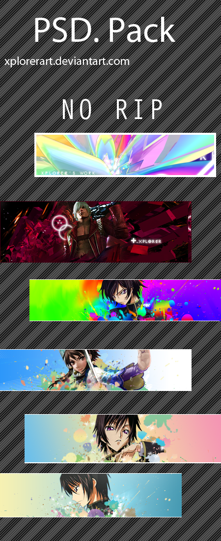 PSD PACK by xplorerART on DeviantArt