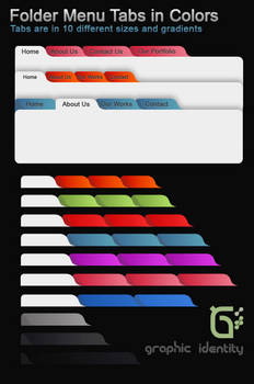 Folder Menu Tabs