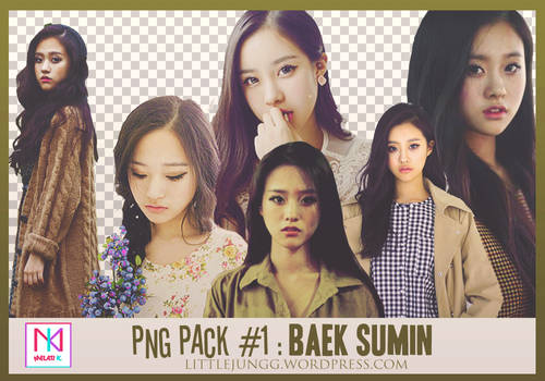 #1 PNG PACK - Baek Sumin by littlejungg