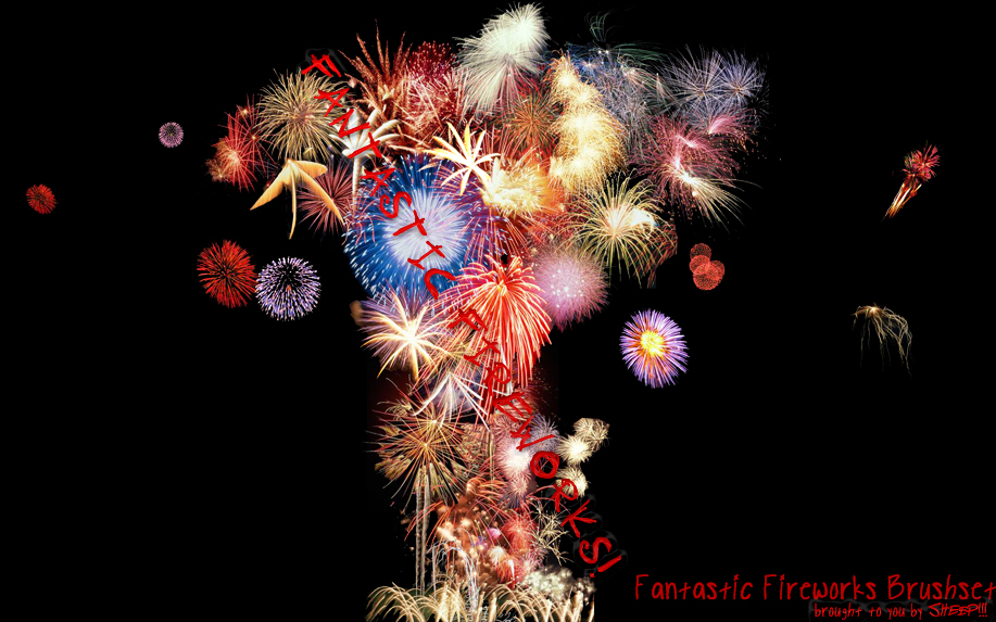 Fantastic Fireworks BrushSet by sheaallen