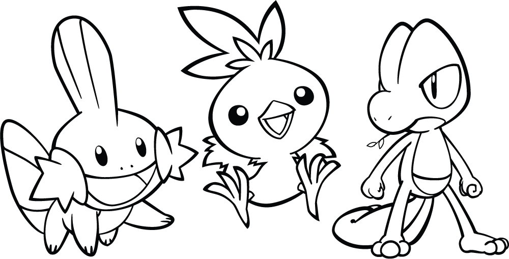 Hoenn Starters by Yoggington on DeviantArt