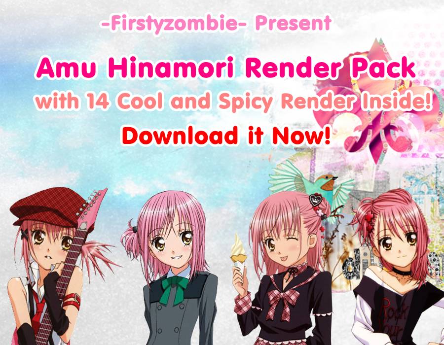 Amu Hinamori Render Pack by Firstyzombie on DeviantArt