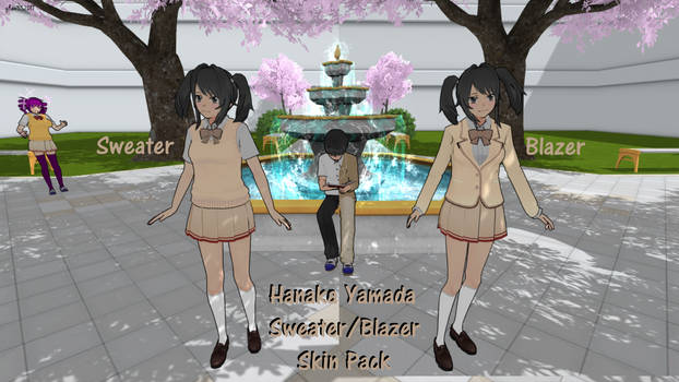 Hanako Yamada Sweater/Blazer Skin Pack +DL