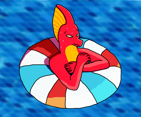 [Prompt] Paprika in a floatie...