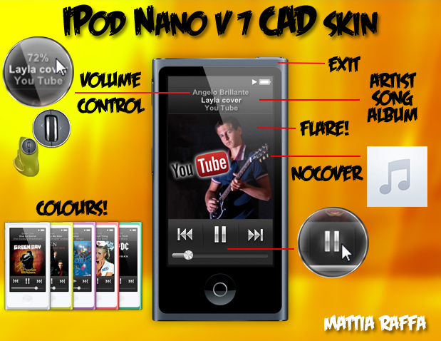 IPod Nano v7 CAD skin