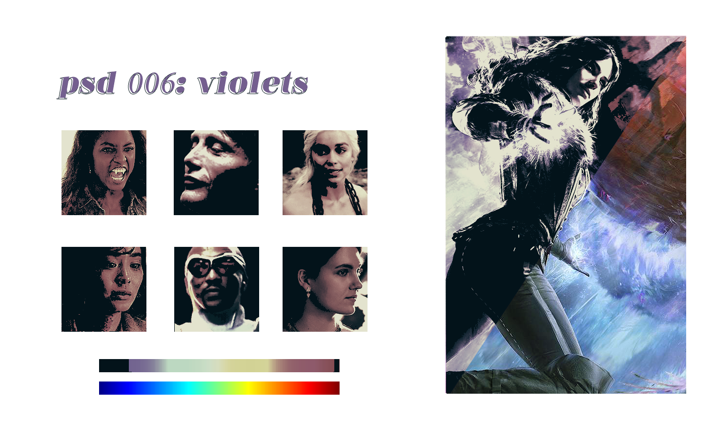 Psd 006 Violets By Zinacommissions by zinacommissions on DeviantArt