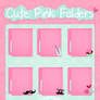 Cute Pink Folders