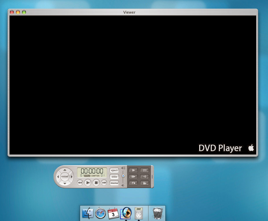 Apple DVD Player skin