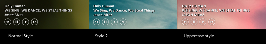 Zune Player for Rainmeter