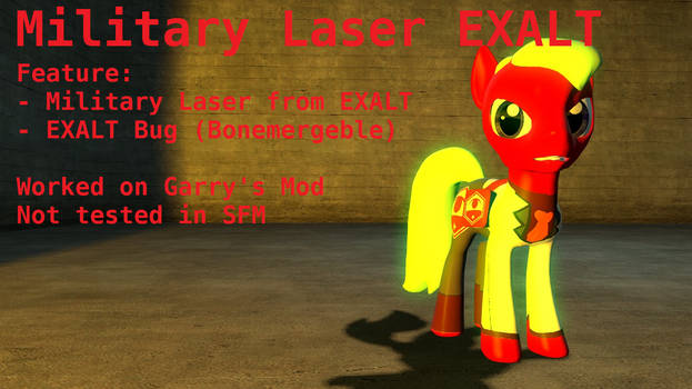 [DL GMOD] Military Laser - Pony-EXALT