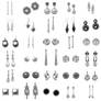 30 Pairs Earrings PS Brushes 3