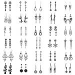 30 Pairs Earrings PS Brushes 6