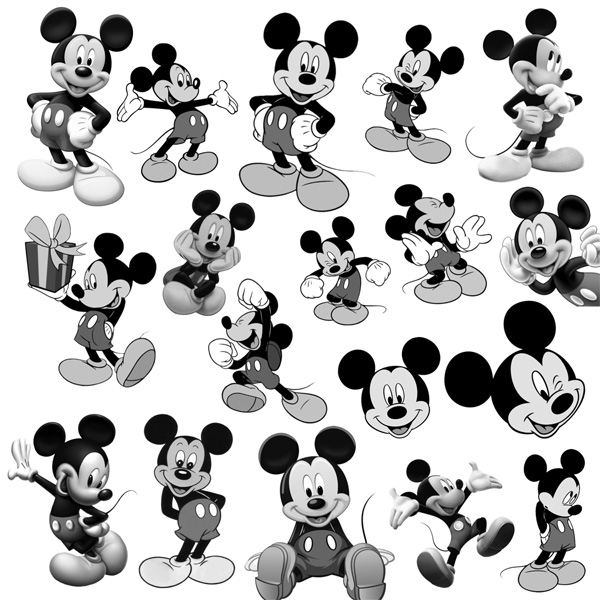 18 Mickey Mouse PS Brushes