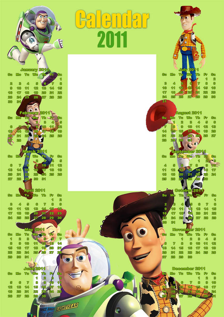 Toy Story 2011 Calendar by Anavrin2010 on DeviantArt