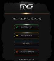 Free Forum Ranks Pack PSD