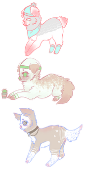 chibi pastel puppies ADOPTS OTA open