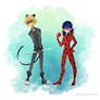 Ladybug and Chat Noir