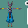 Sparking 0 3D Model - Beerus