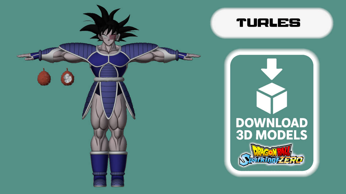 Turles Model Sparking 0 3D Model - Turles by TheFlockers on DeviantArt