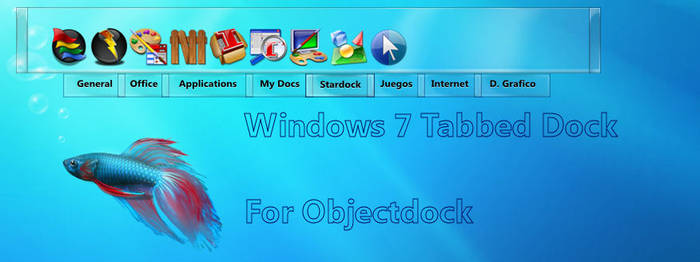 Windows 7 Tabbed Dock