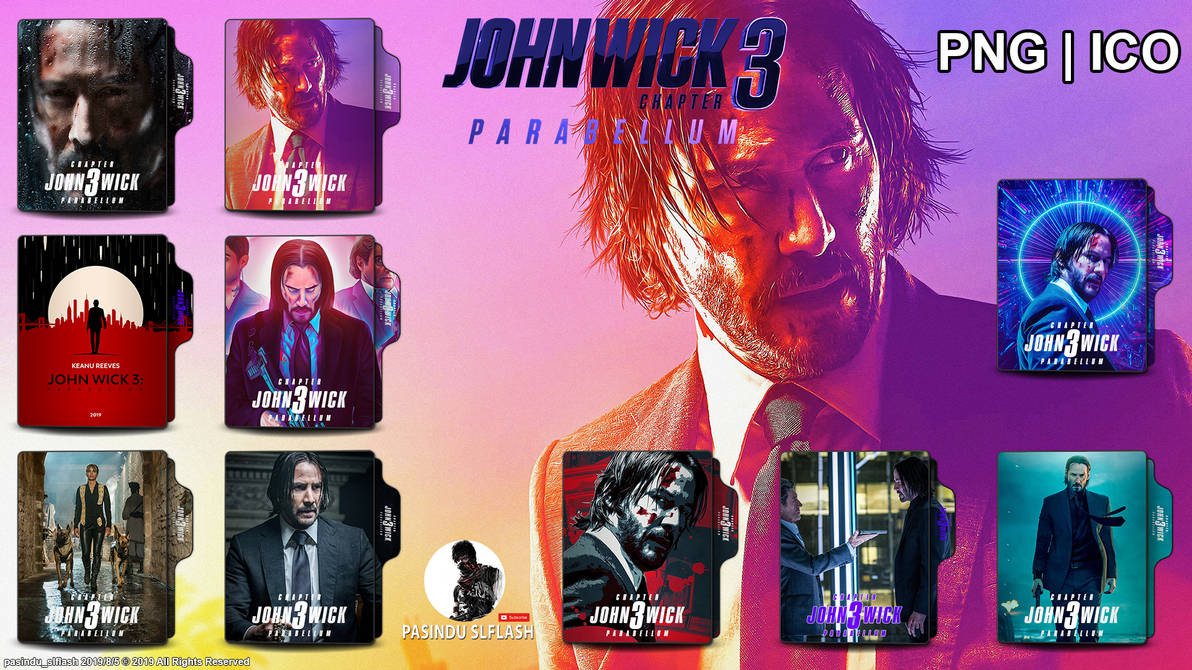 John Wick Chapter 3 Parabellum Folder Icon Pack By Pasinduslflash On Deviantart
