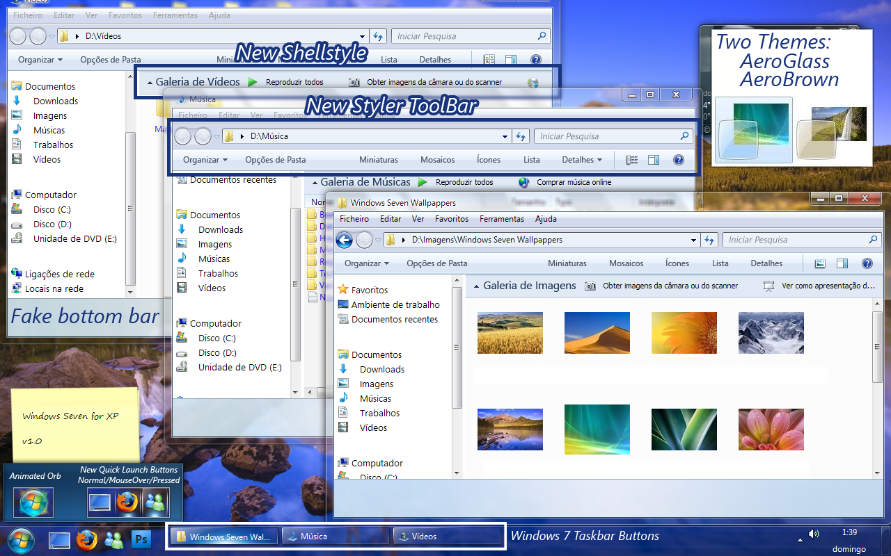 Windows 7 Xp Download Windows Seven for XP v1.0 by XP7O on DeviantArt