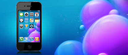 Iphone 4 Bubble Wallpaper