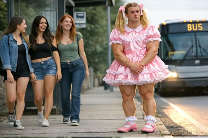 Sissy Baby at a Bus Station 2 by PetSissyMissykins on DeviantArt