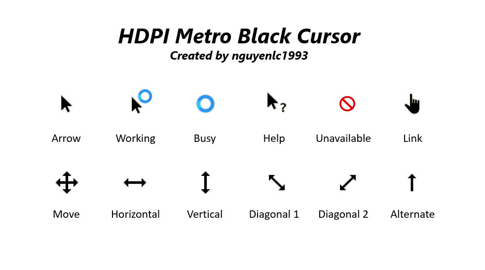 Windows 10X Cursors by alexgal23 on DeviantArt