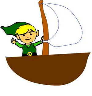 Link on a Boat