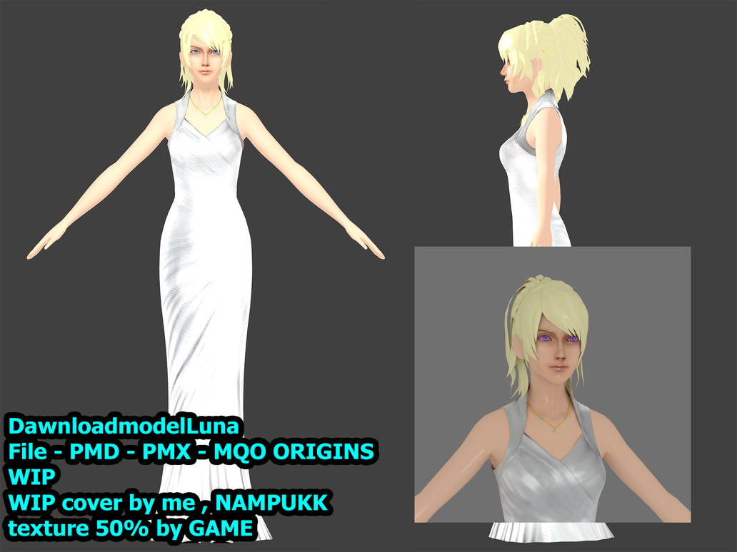 Dawnload : Luna freya to you continue model WIP by nampukkkk on DeviantArt