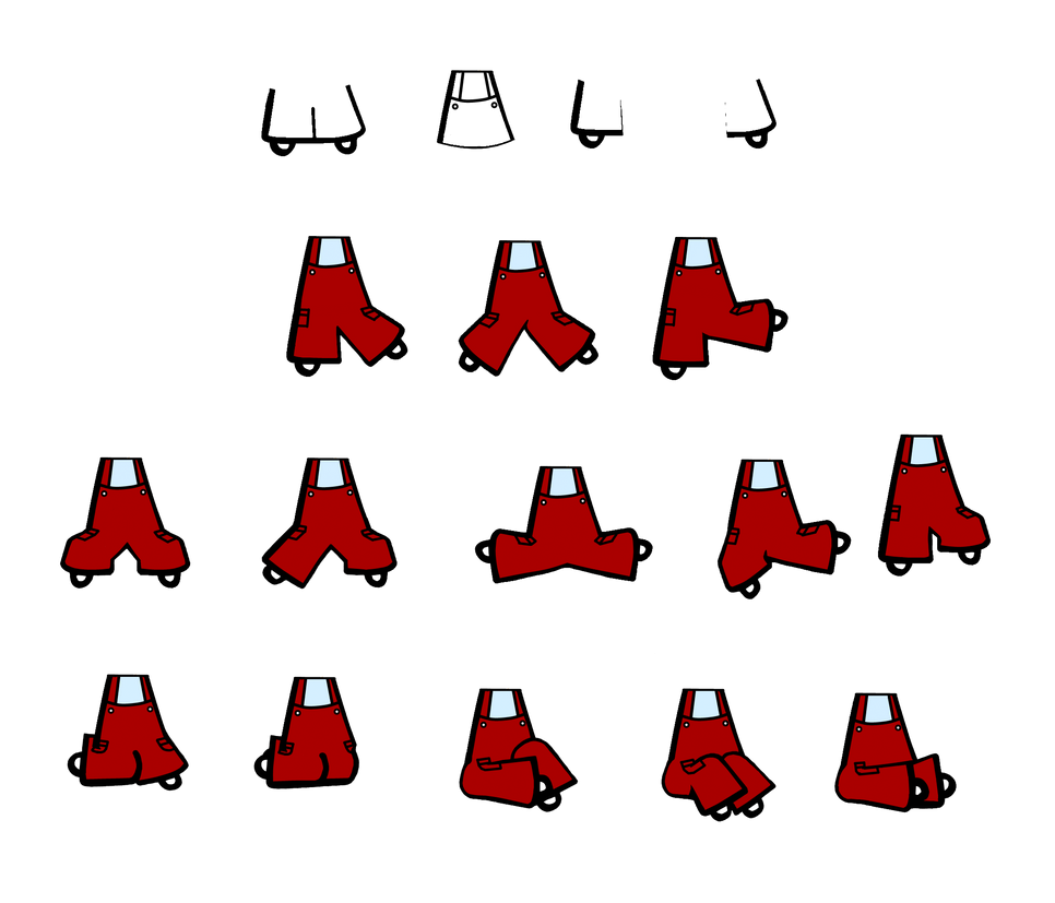 Red Overalls Leg Edition by ORT451 on DeviantArt