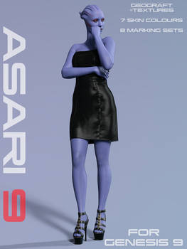 Asari 9 for Genesis 9