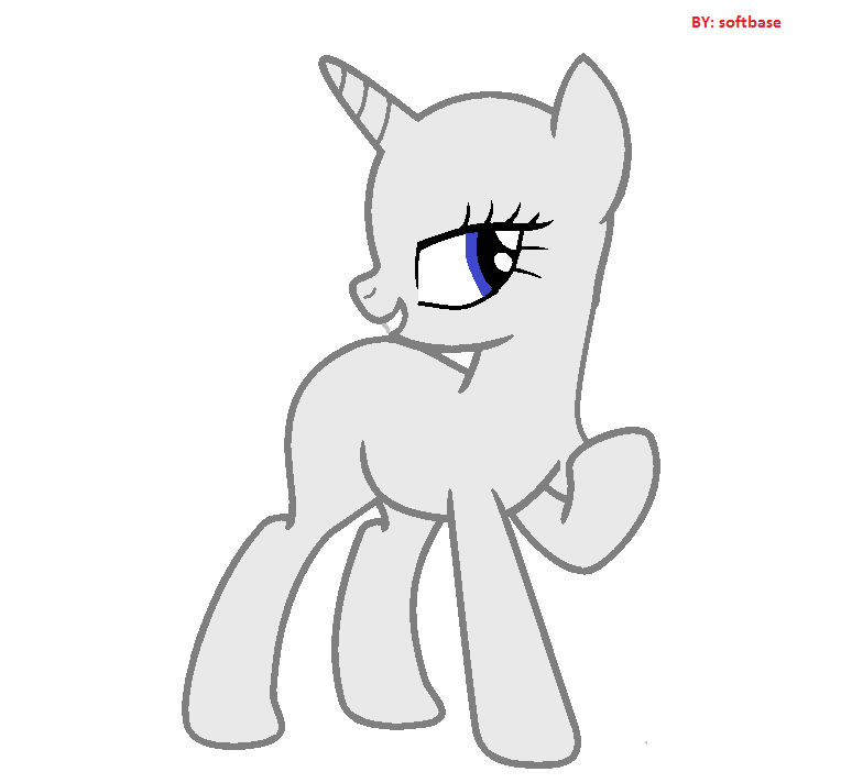Pony Base Unicorn by PinkRosePony on DeviantArt