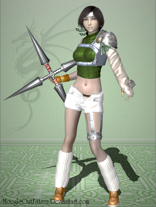 DFFNT mod FFVII Remake Cowgirl Tifa outfit (Credit