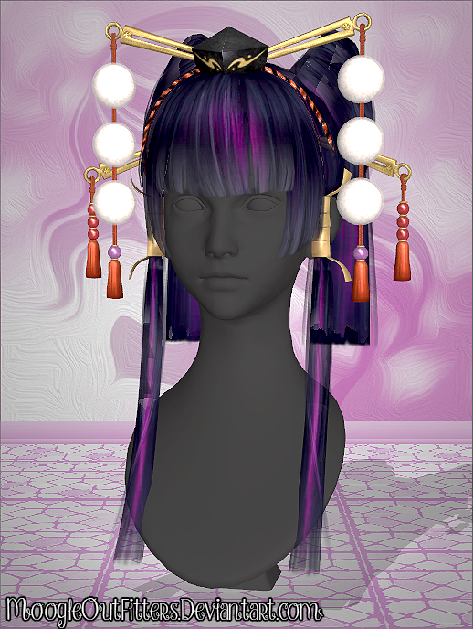 Nyotengu - Hair (MoogleOutFitters) (XPS) by SonYume on DeviantArt