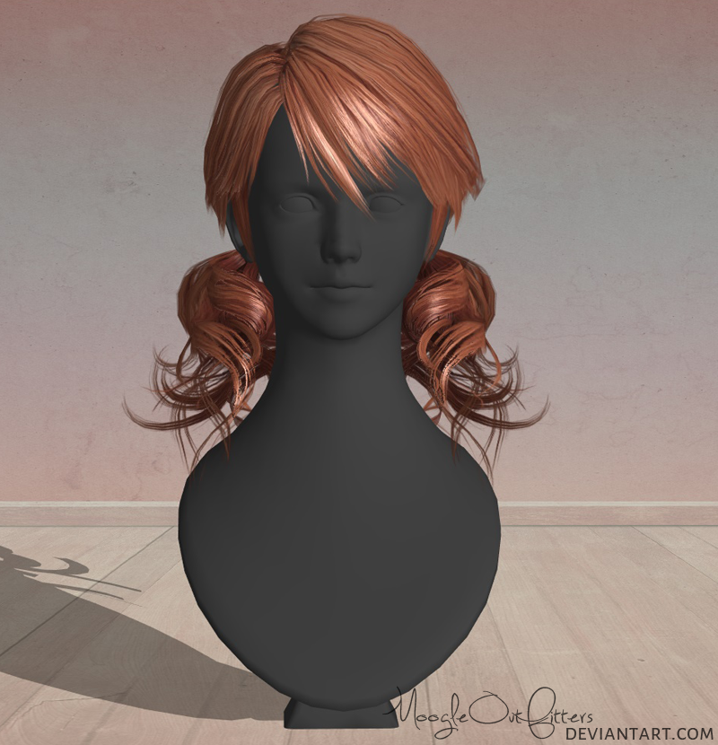 Vanille hair (MoogleOutFitters) (XPS) by SonYume on DeviantArt