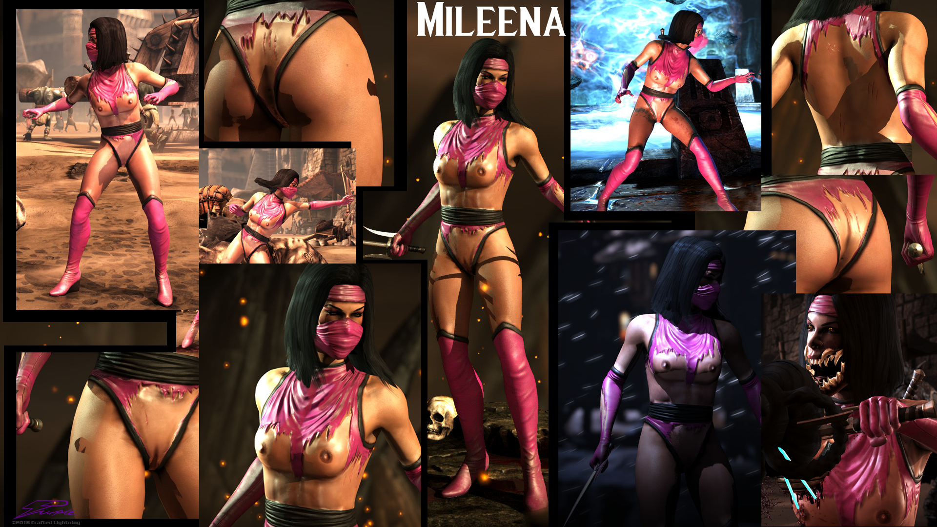 Mod-MKX-Mileena ripped naked with scratch marks by CraftedLightning on  DeviantArt