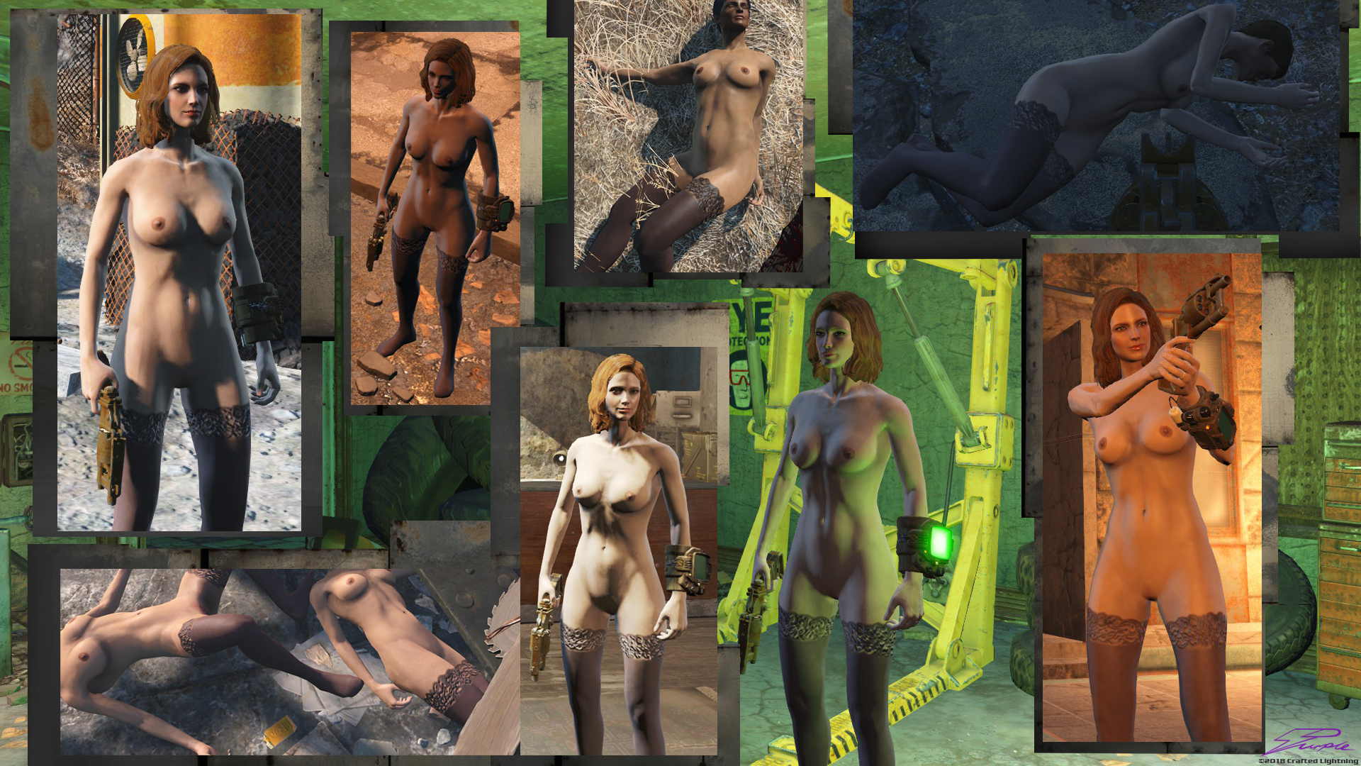 Голые fallout 4 Mod-Fallout 4 female nude with stockings by CraftedLightning on DeviantArt