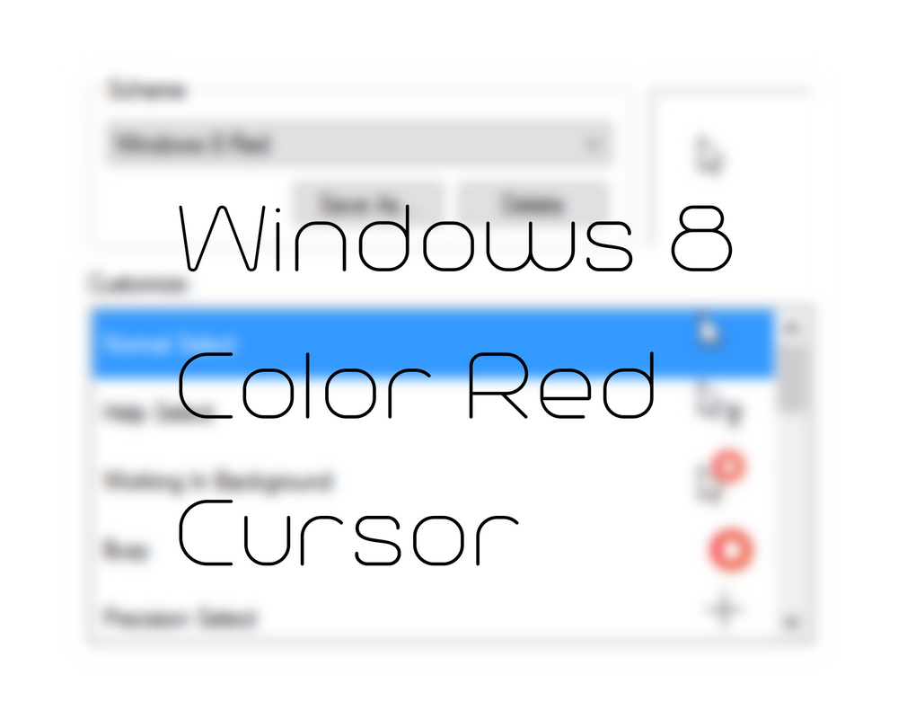 Windows 8/10/Metro Red Cursor by Oi-Im-Sad on DeviantArt