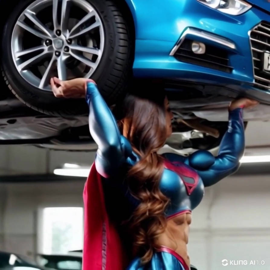 SUPERGIRL CAR LIFT by SUPERGS2 on DeviantArt