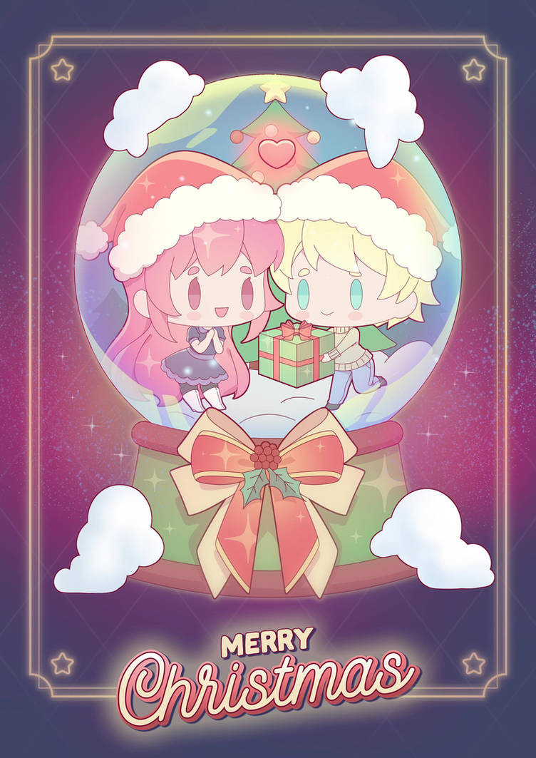 YCH xmas couple by loveedreams on DeviantArt