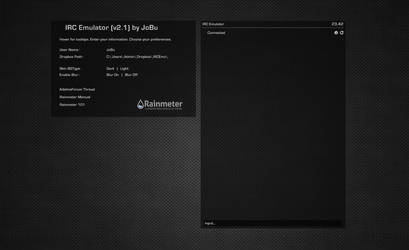 IRC Emulator (Adeline) ver2.1 for Rainmeter